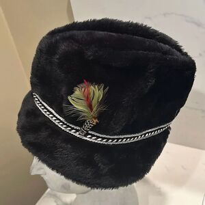 Bavarian Style Faux Fur Hat